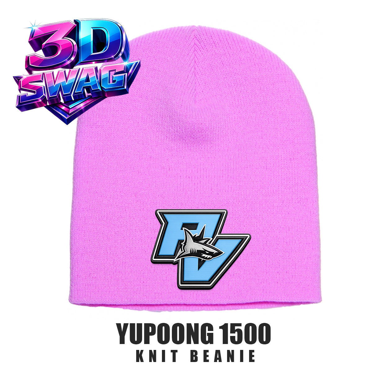 PV SHARKS - Yupoong 1500 Adult Knit Beanie