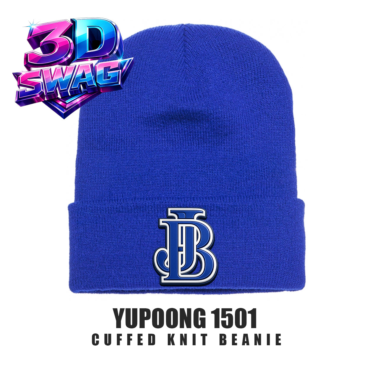 Jax Beach Baseball - Yupoong 1501 Cuffed Knit Beanie