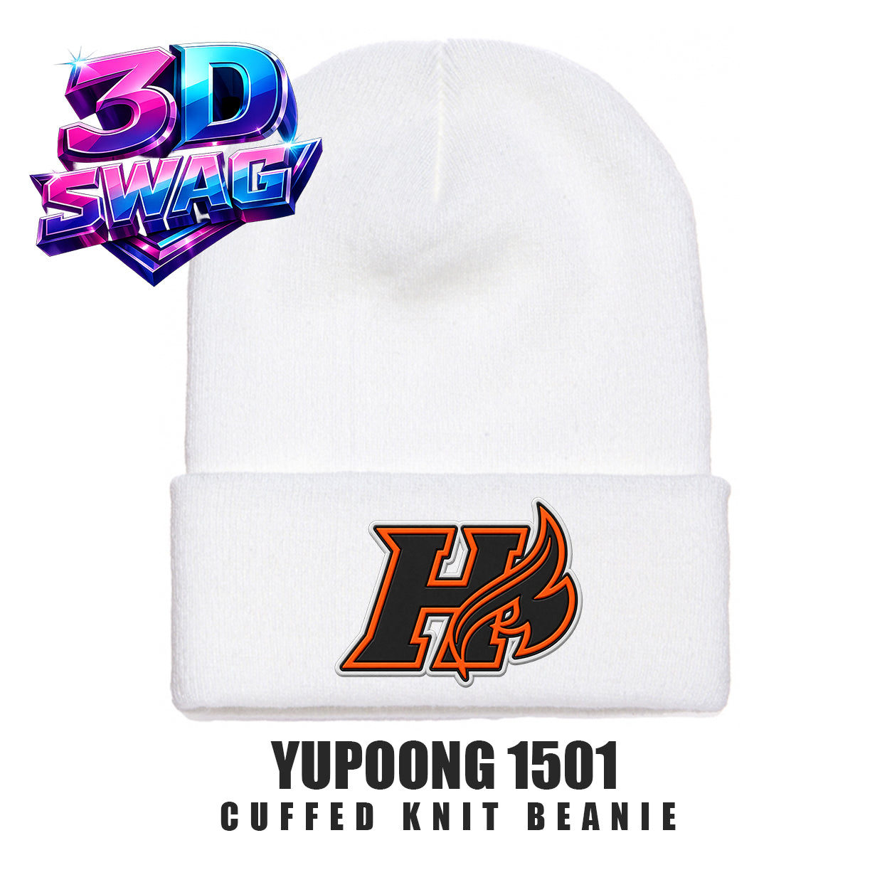 Harrisburg Heat Softball - Yupoong 1501 Cuffed Knit Beanie