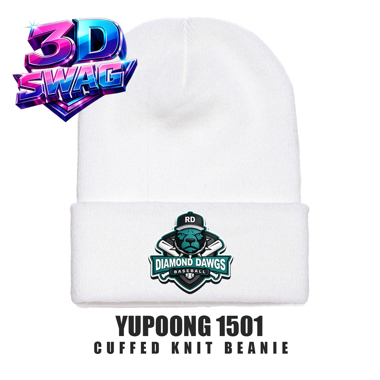 DIAMOND DAWGS - Yupoong 1501 Cuffed Knit Beanie