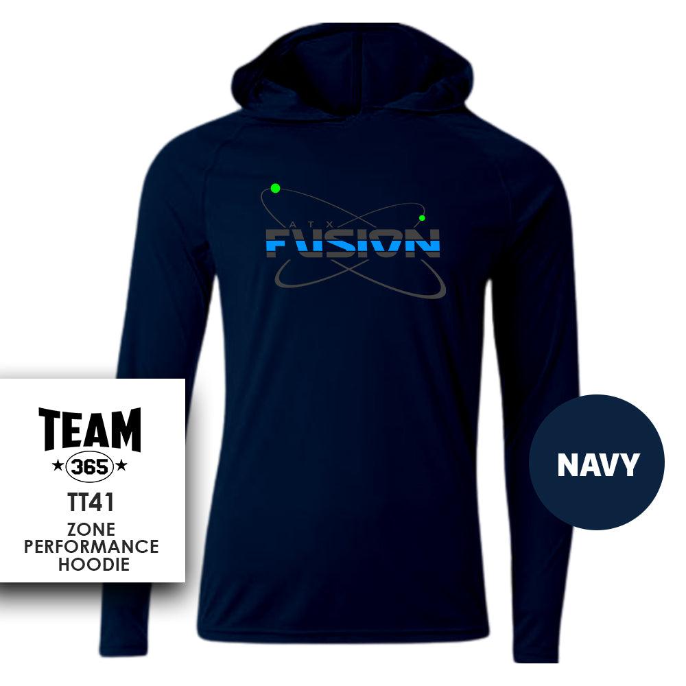 ATX Fusion Slow Pitch Softball - Lightweight Performance Hoodie - MULTIPLE COLORS - 83Swag