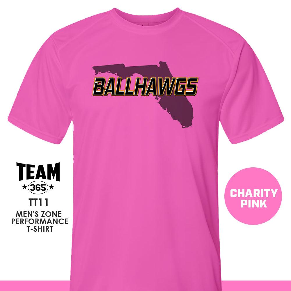 Ball Hawgs - LOGO 3 - Crew - Performance T-Shirt - 83Swag