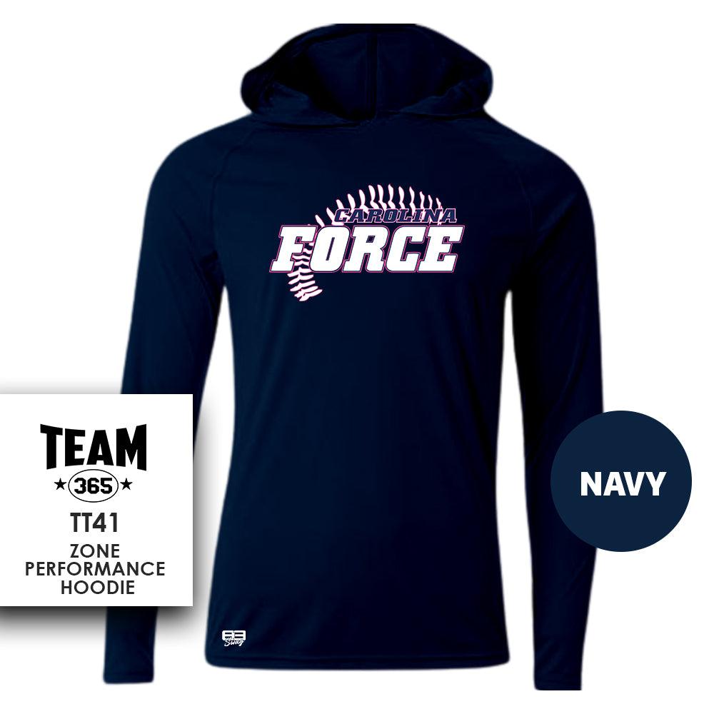 Carolina Force Softball V3 - Lightweight Performance Hoodie - MULTIPLE COLORS - 83Swag
