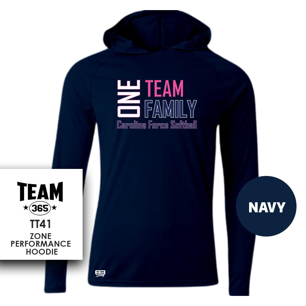 Carolina Force Softball V5 - Lightweight Performance Hoodie - MULTIPLE COLORS - 83Swag
