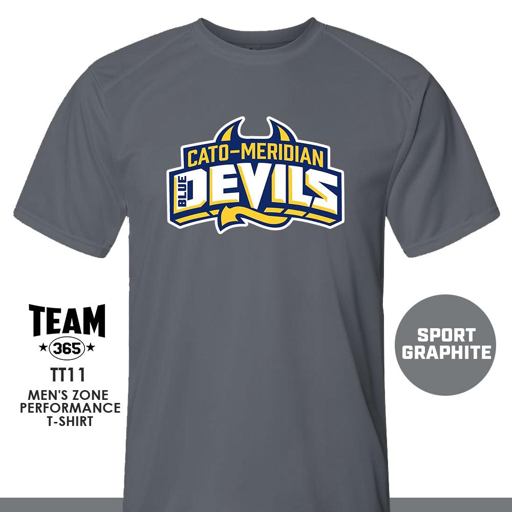 Cato-Meridian Blue Devils - Crew - Performance T-Shirt - 83Swag