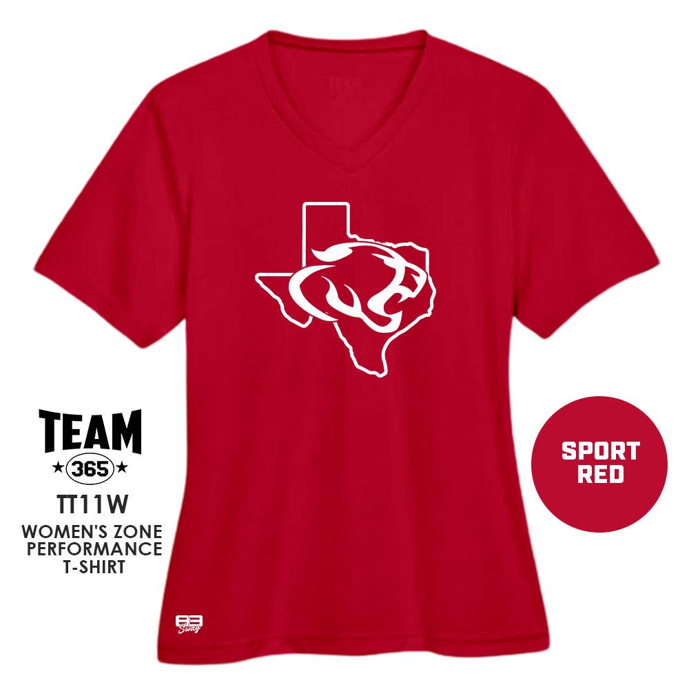 Cool & Dry Performance Women's Shirt - MULTIPLE COLORS AVAILABLE - Crosby Cougars V3 - 83Swag