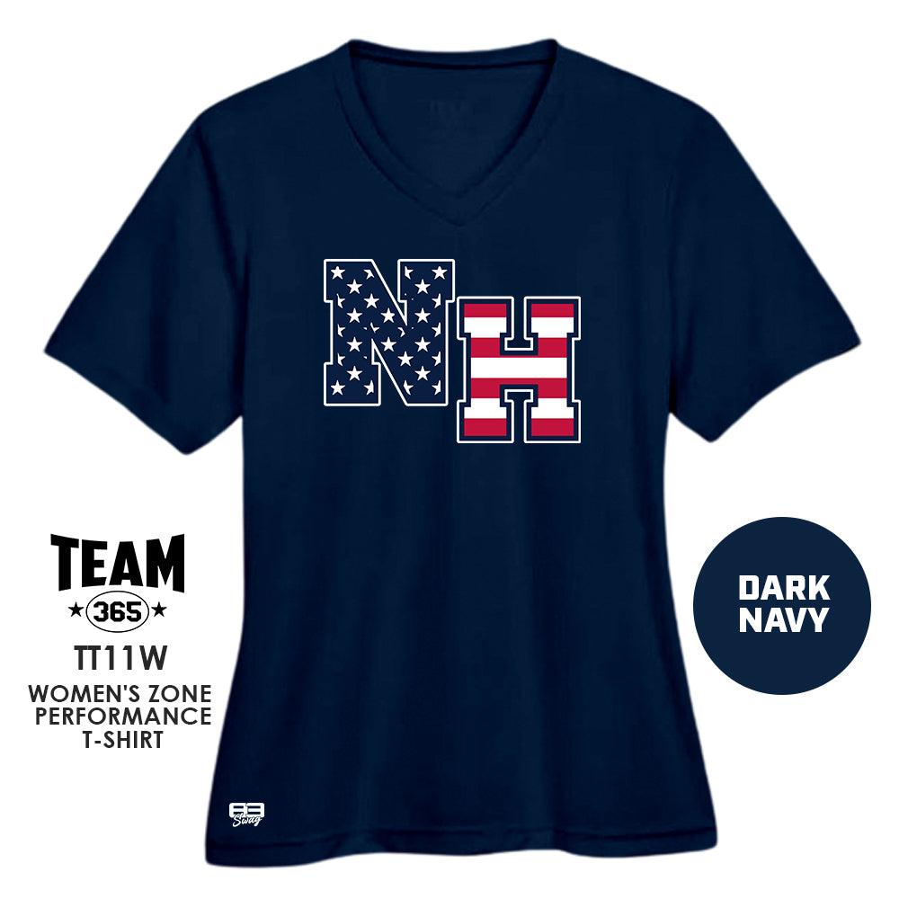 Cool & Dry Performance Women's Shirt - MULTIPLE COLORS AVAILABLE - North Hunterdon Baseball - 83Swag