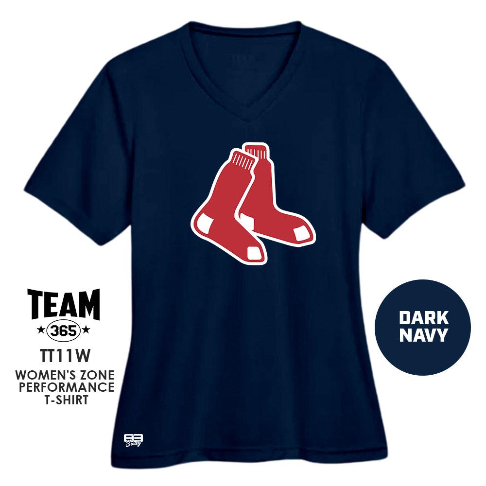 Cool & Dry Performance Women's Shirt - Red Sox Baseball - Wichita v2 - 83Swag