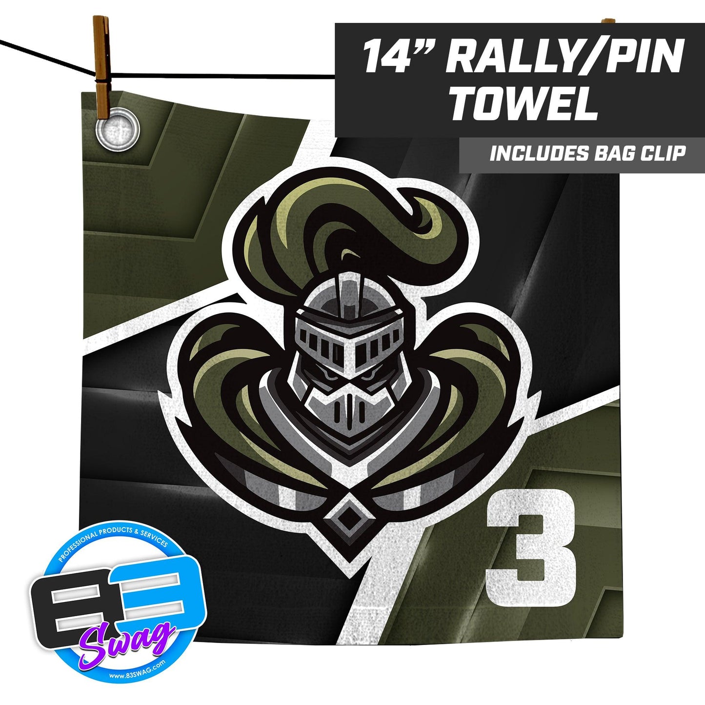 Crusaders Baseball - 14"x14" Rally Towel - 83Swag