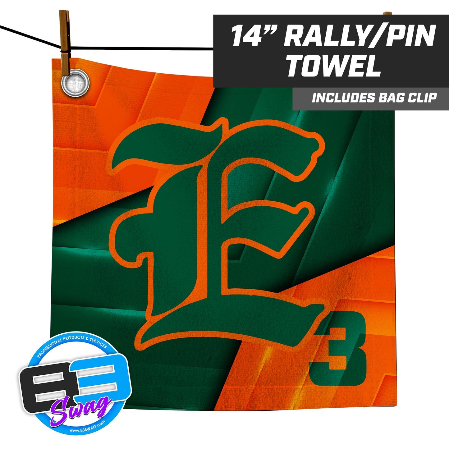 Elkridge Hurricanes - 14"x14" Rally Towel - 83Swag