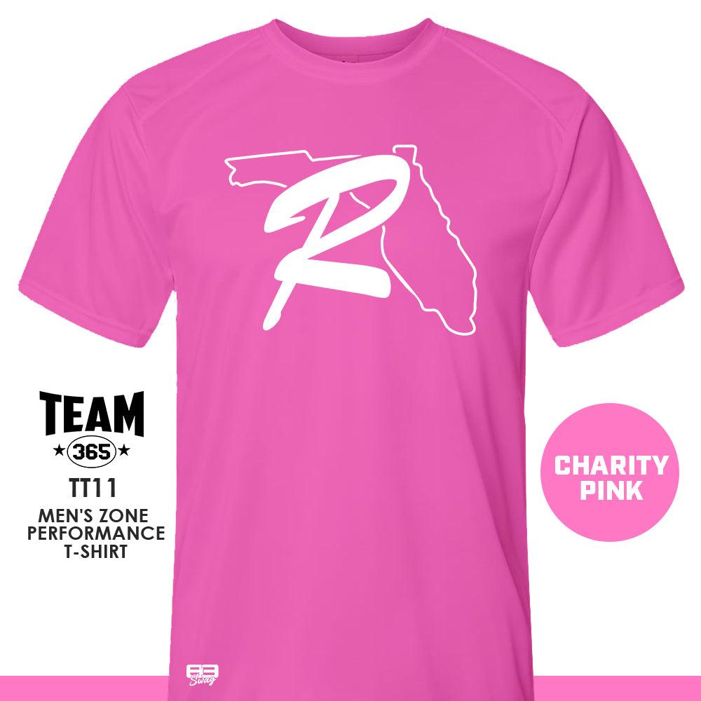Florida Rivals Baseball 2024 EDITION - CHARITY PINK - Crew - Performance T-Shirt - 83Swag