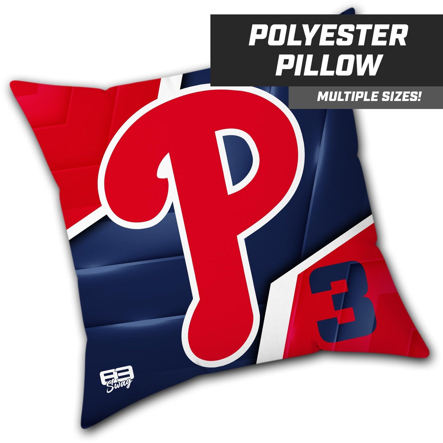 Full Sublimated Double Sided Polyester Square Pillow - Central Alabama Prospects - 83Swag