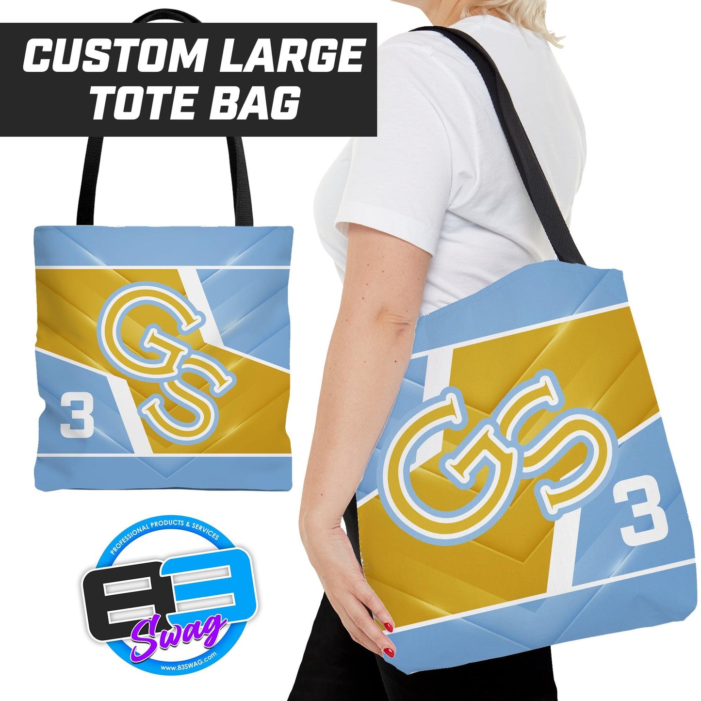 Golden Spikes Baseball - Tote Bag - 83Swag