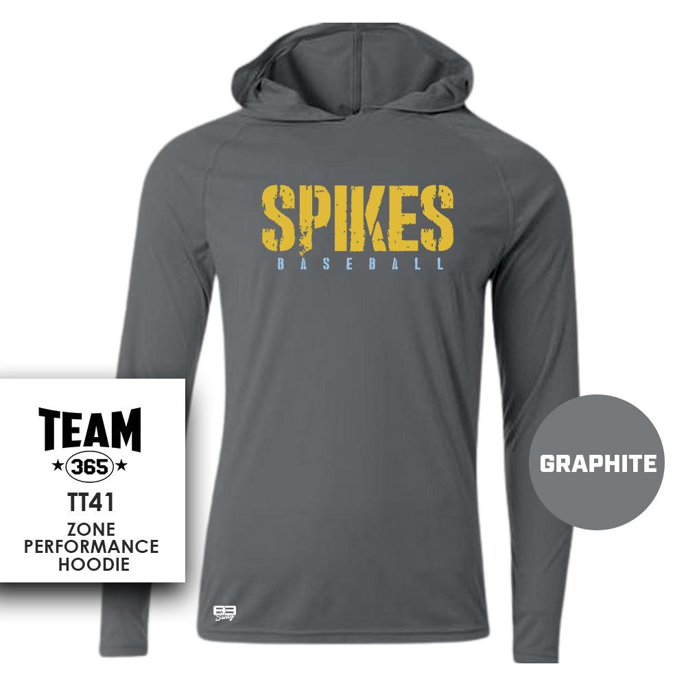 Golden Spikes Baseball V3 - Lightweight Performance Hoodie - MULTIPLE COLORS - 83Swag
