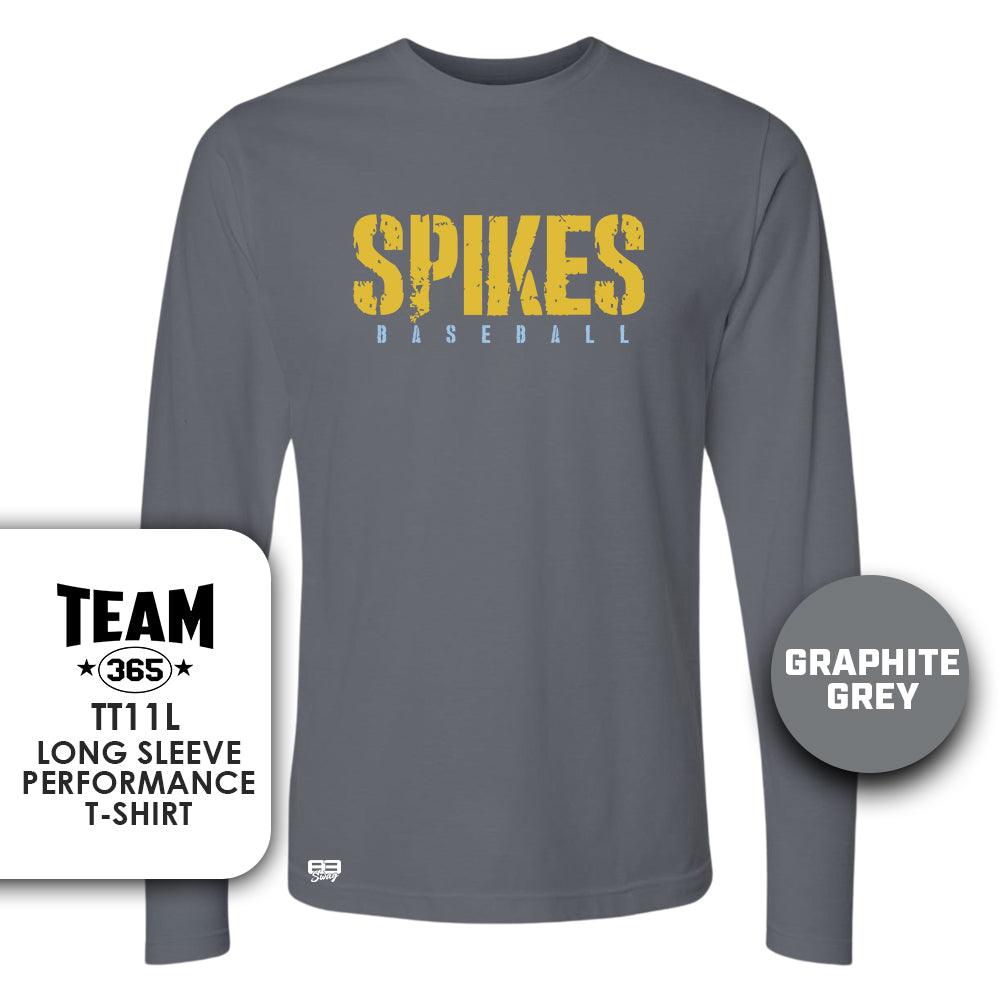 Golden Spikes Baseball V3 - Lightweight Performance Long Sleeve - MULTIPLE COLORS - 83Swag
