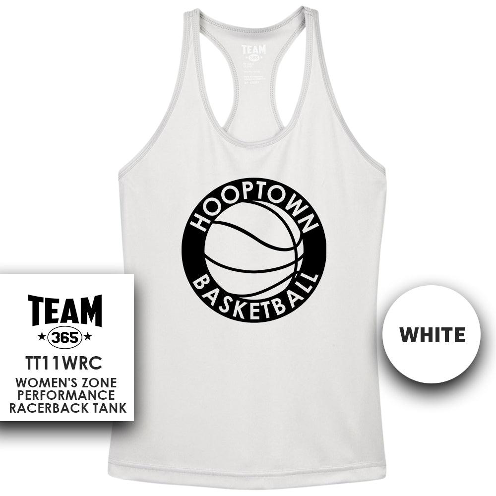 Hoop Town Basketball - Performance Women’s Racerback T - MULTIPLE COLORS AVAILABLE - 83Swag