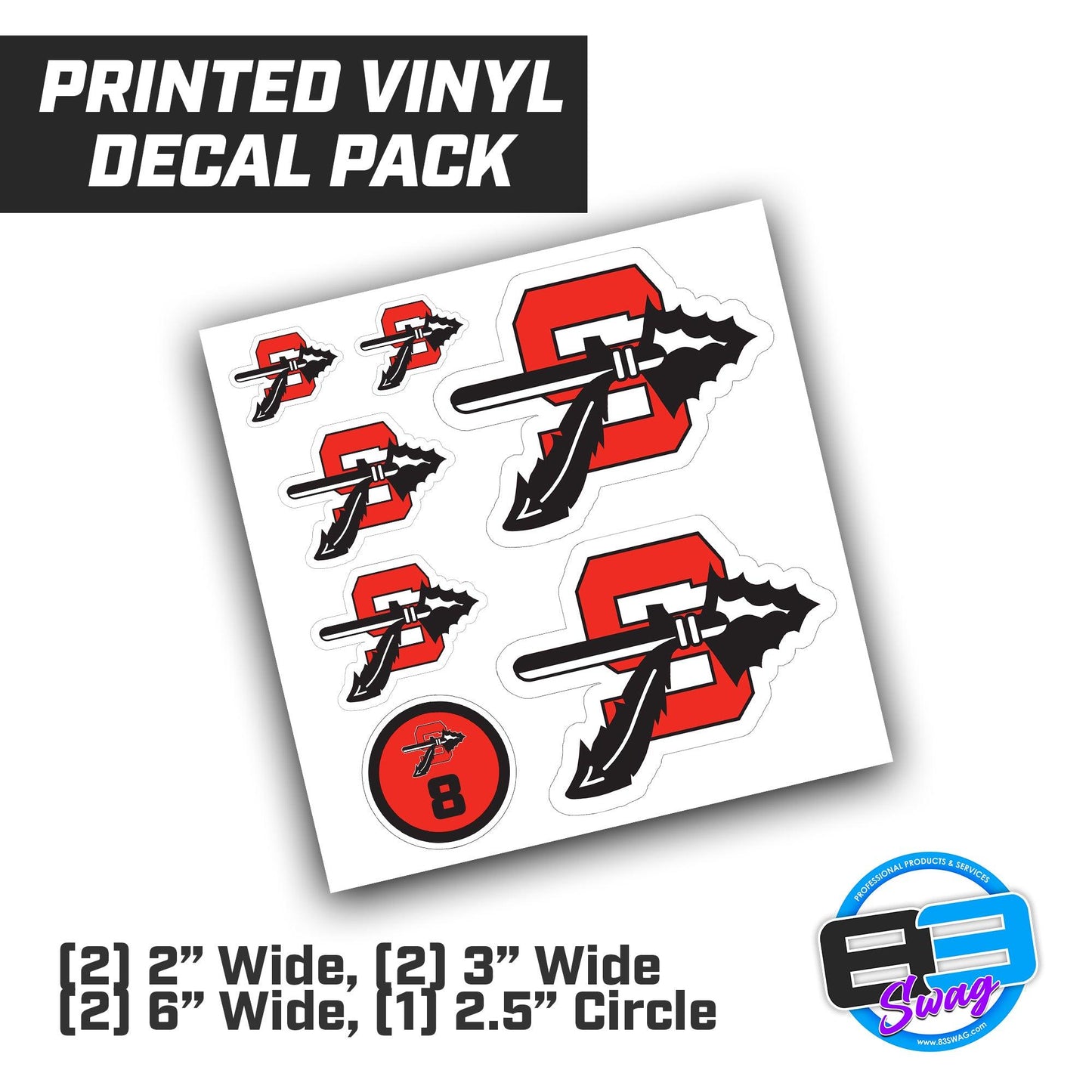 Lady Marksmen Logo Vinyl Decal Pack - 83Swag