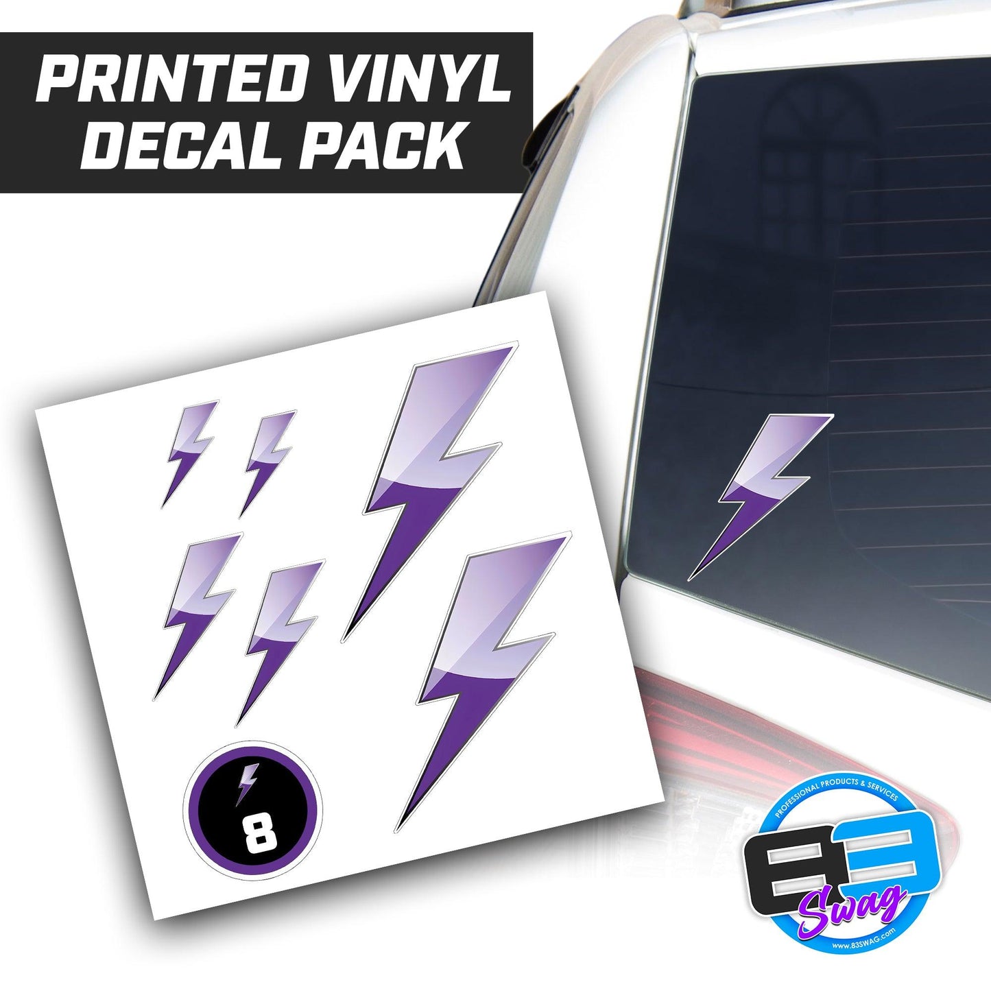 Liberty Lightning - Logo Vinyl Decal Pack - 83Swag