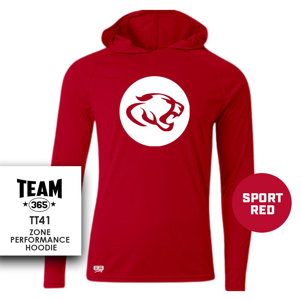 Lightweight Performance Hoodie - MULTIPLE COLORS - Crosby Cougars V1 - 83Swag