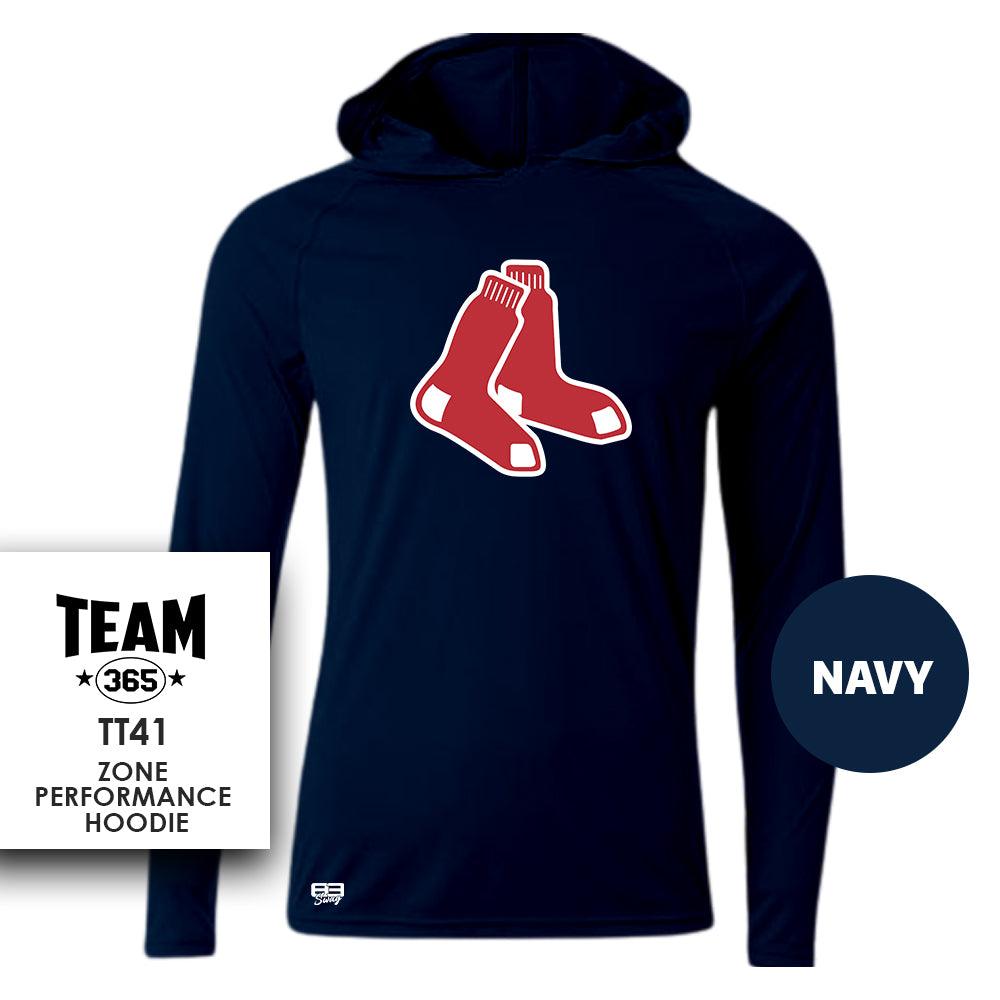 Lightweight Performance Hoodie - Red Sox Baseball - Wichita V2 - 83Swag