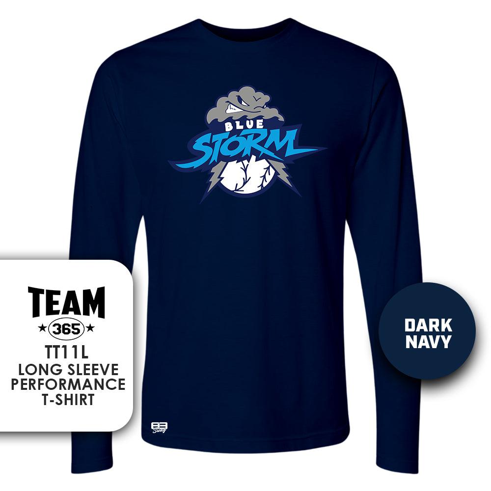 Lightweight Performance Long Sleeve - MULTIPLE COLORS - Blue Storm Baseball - 83Swag