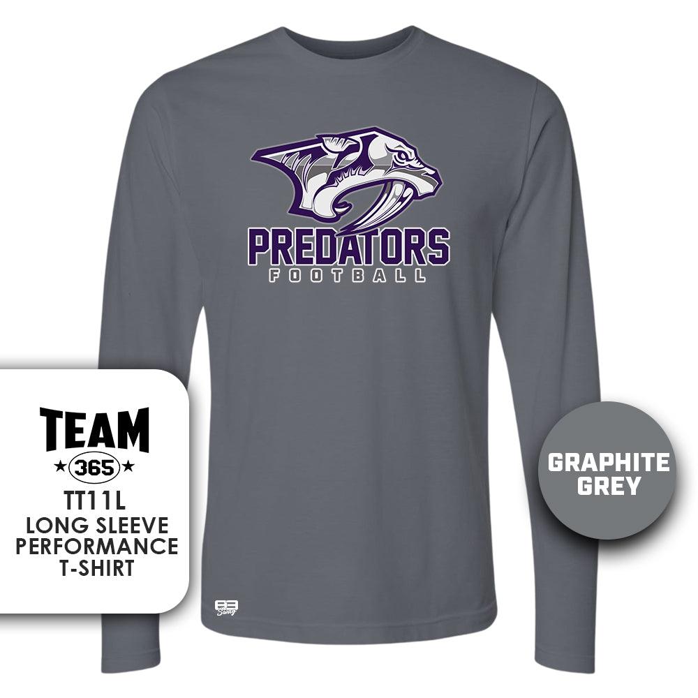 Lightweight Performance Long Sleeve - MULTIPLE COLORS - Predators Football - 83Swag