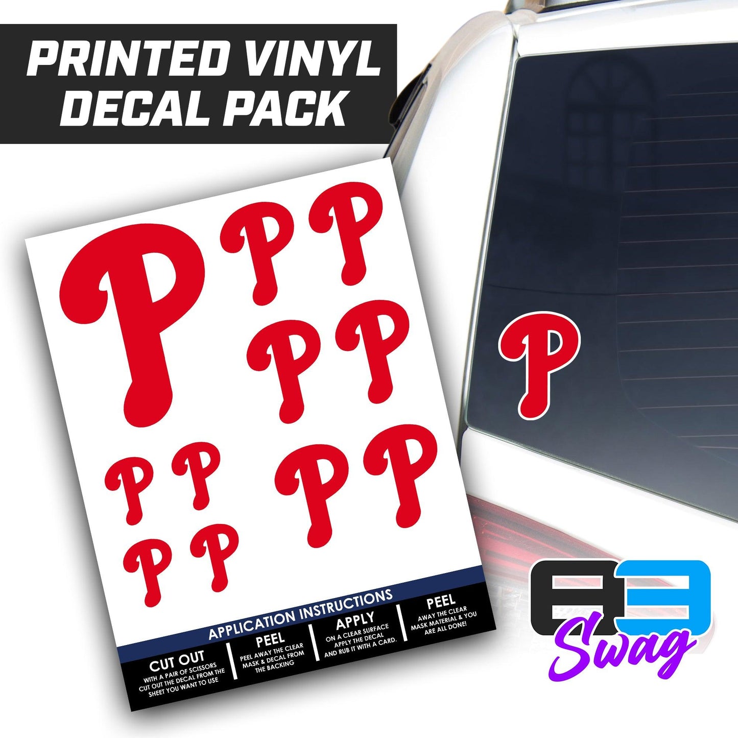 Logo Decal Pack Sheet - Central Alabama Prospects - 83Swag