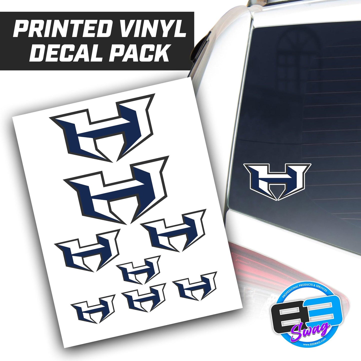 Macclenny Hawks Baseball - Logo Vinyl Decal Pack - 83Swag