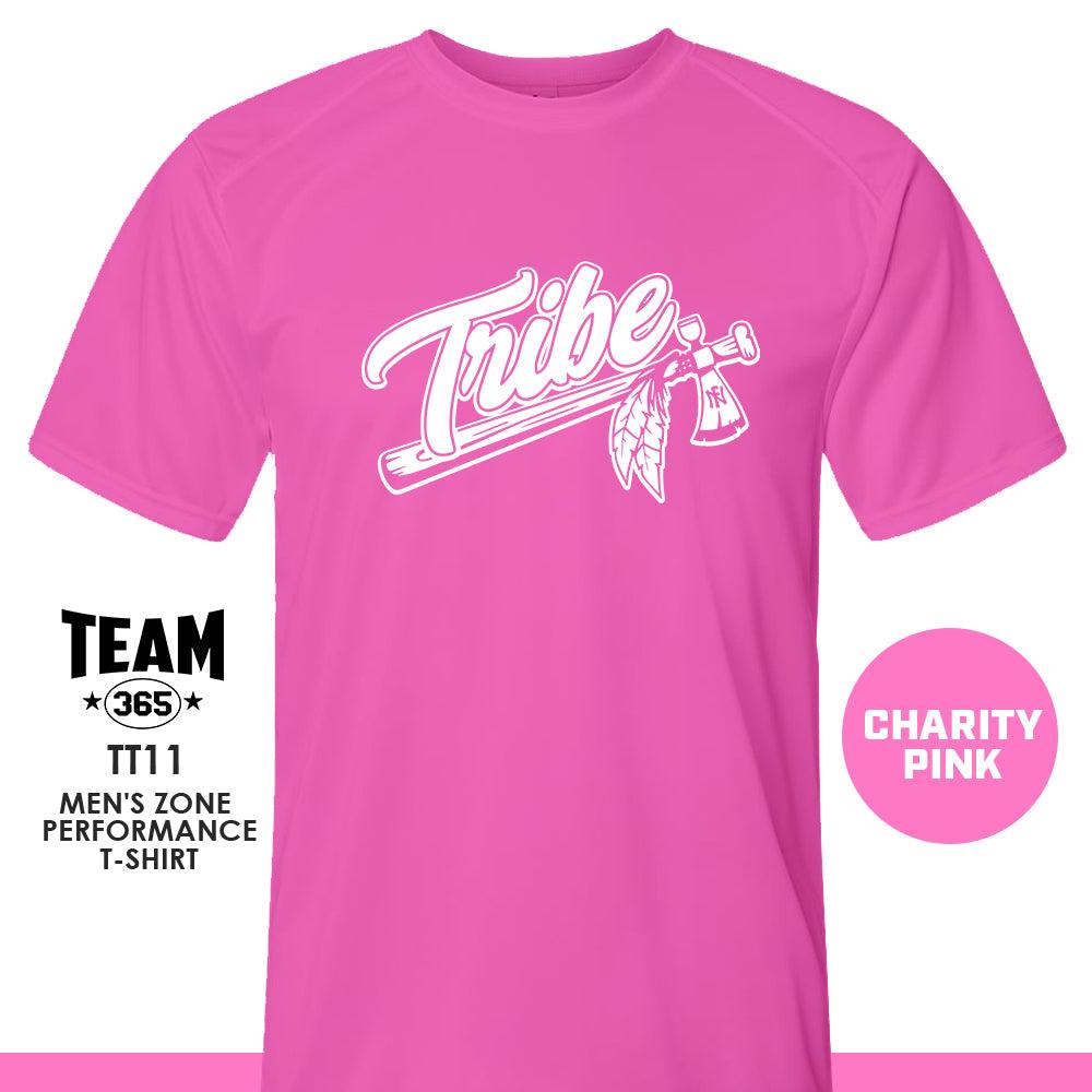 North Florida Tribe - LOGO 1 - CHARITY PINK - Crew - Performance T-Shirt - 83Swag
