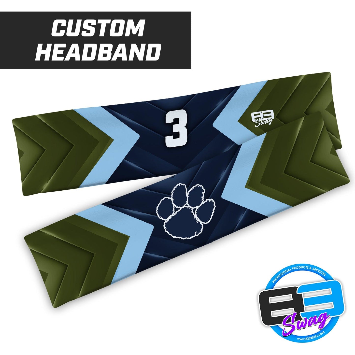 Panthers Baseball - Headband - 83Swag