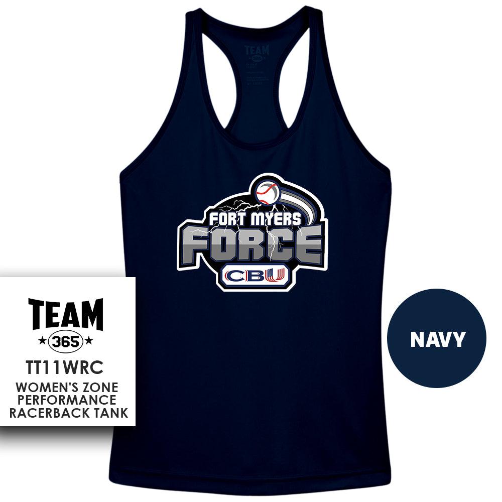 Performance Women’s Racerback T - MULTIPLE COLORS AVAILABLE - CBU Fort Myers Force - 83Swag