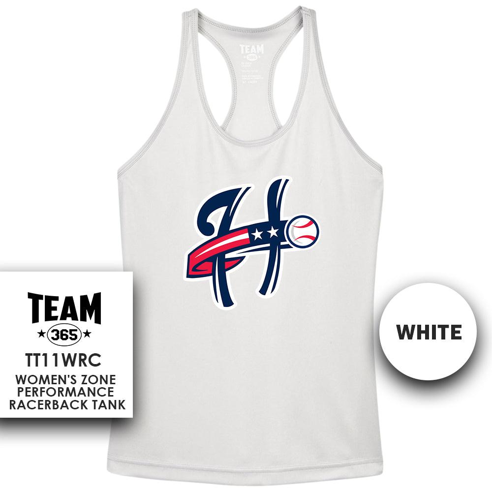 Performance Women’s Racerback T - MULTIPLE COLORS AVAILABLE - Hooten Hitters - 83Swag