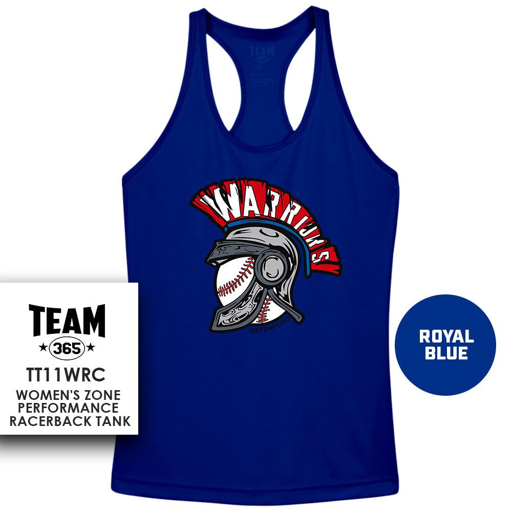 Performance Women’s Racerback T - MULTIPLE COLORS AVAILABLE - Waterford Warriors - 83Swag