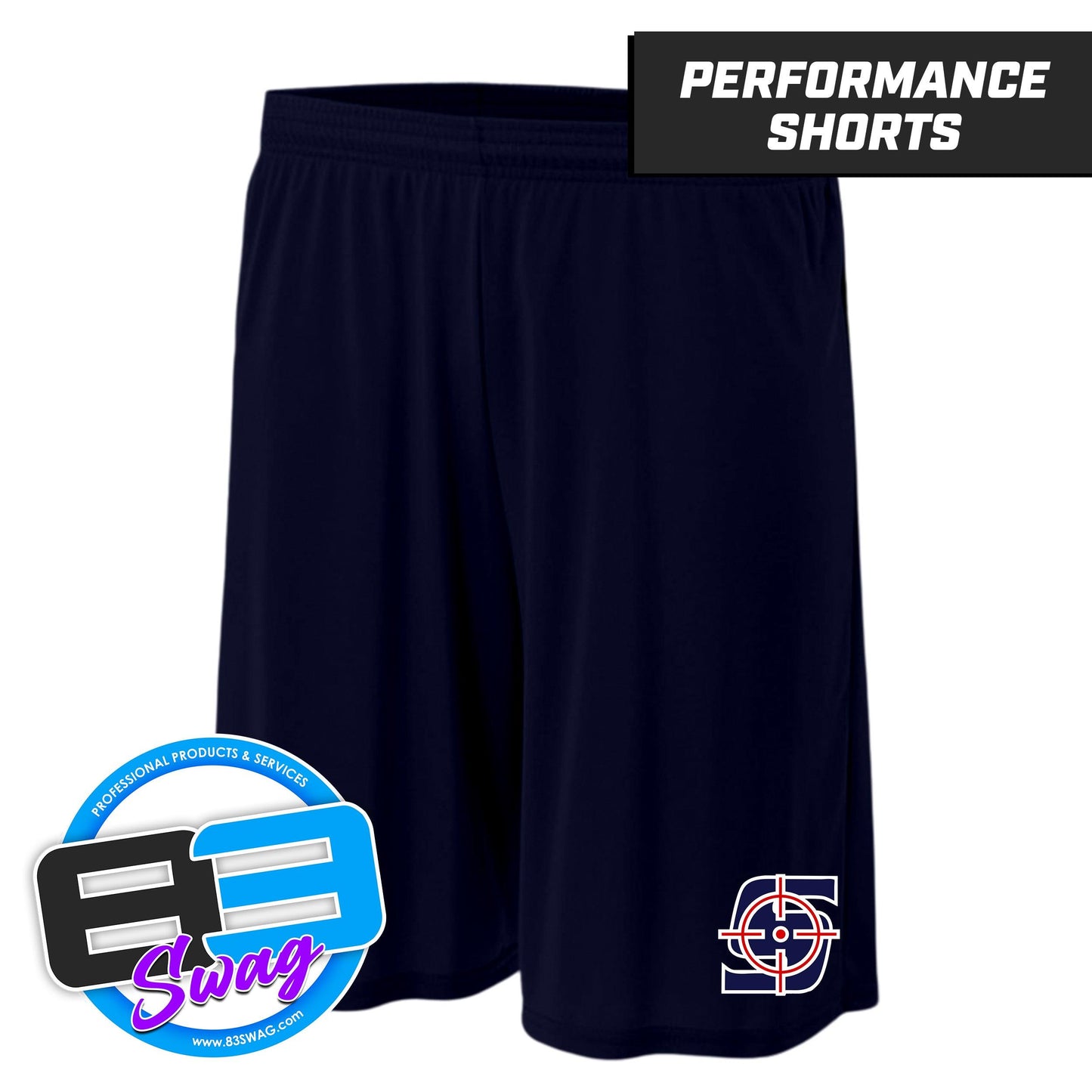 SJ Snipers Baseball - Youth & Adult Zone Performance Shorts - 83Swag