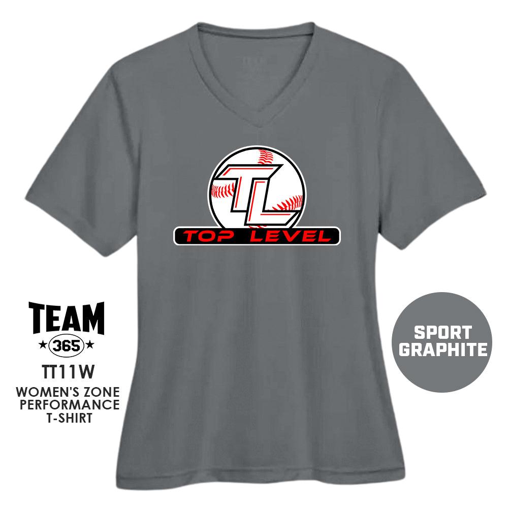 Top Level Baseball V1 - Cool & Dry Performance Women's Shirt - MULTIPLE COLORS AVAILABLE - 83Swag
