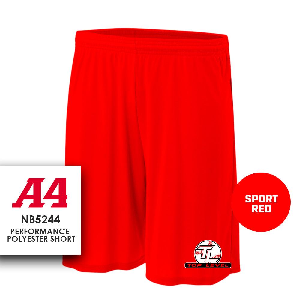 Top Level Baseball V1 - Performance Shorts - MULTIPLE COLORS - 83Swag