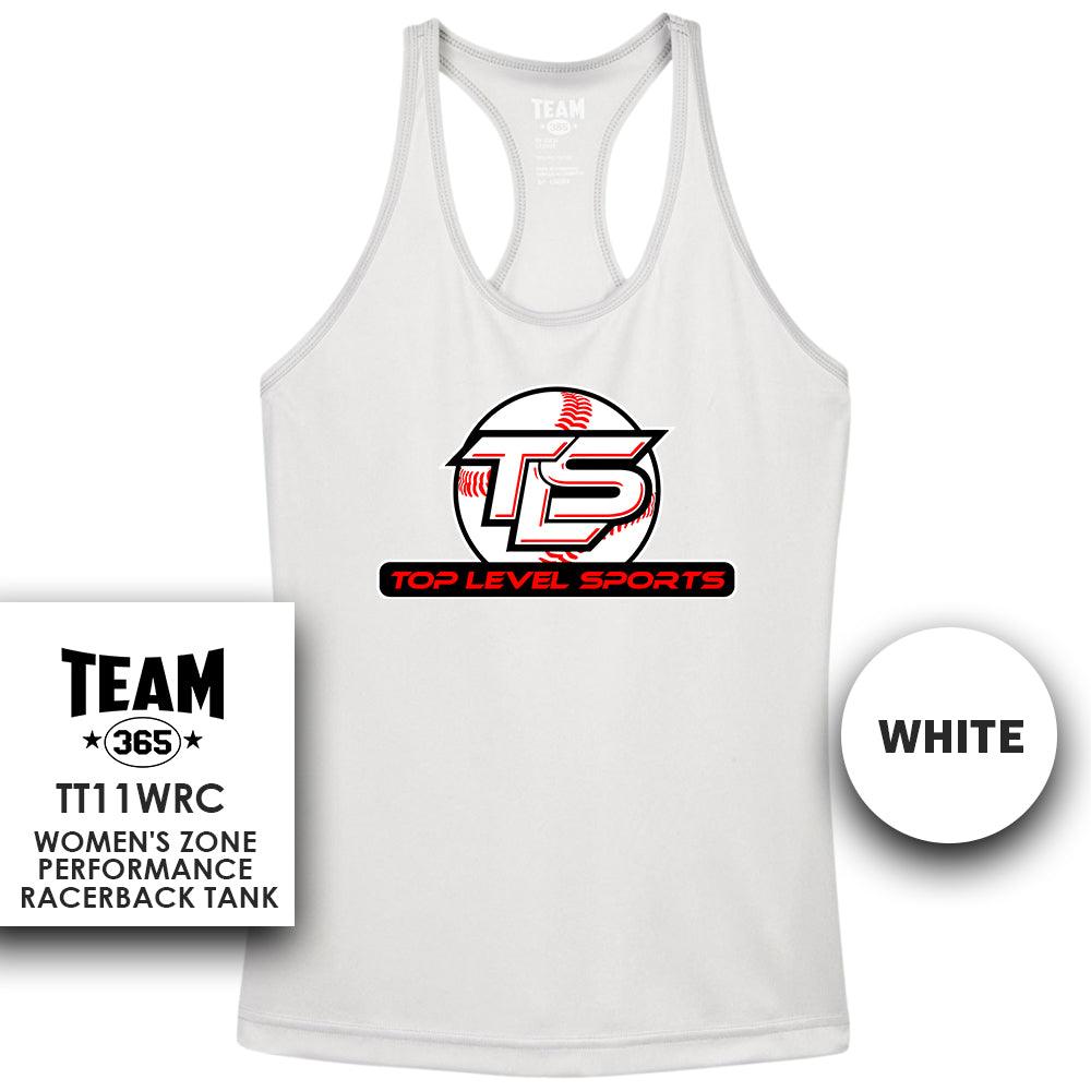TOP LEVEL SPORTS - Performance Women’s Racerback T - MULTIPLE COLORS AVAILABLE - 83Swag