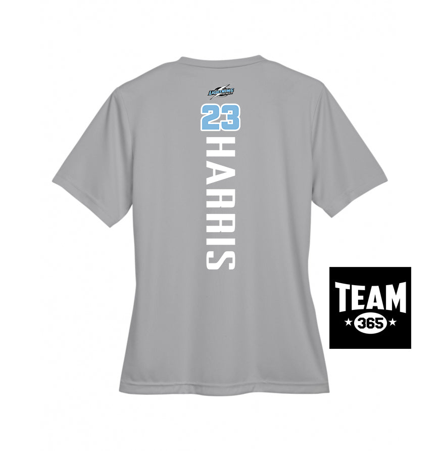 Team 365 TT11W Women's Zone Performance T-Shirt - Lightning Premier Softball