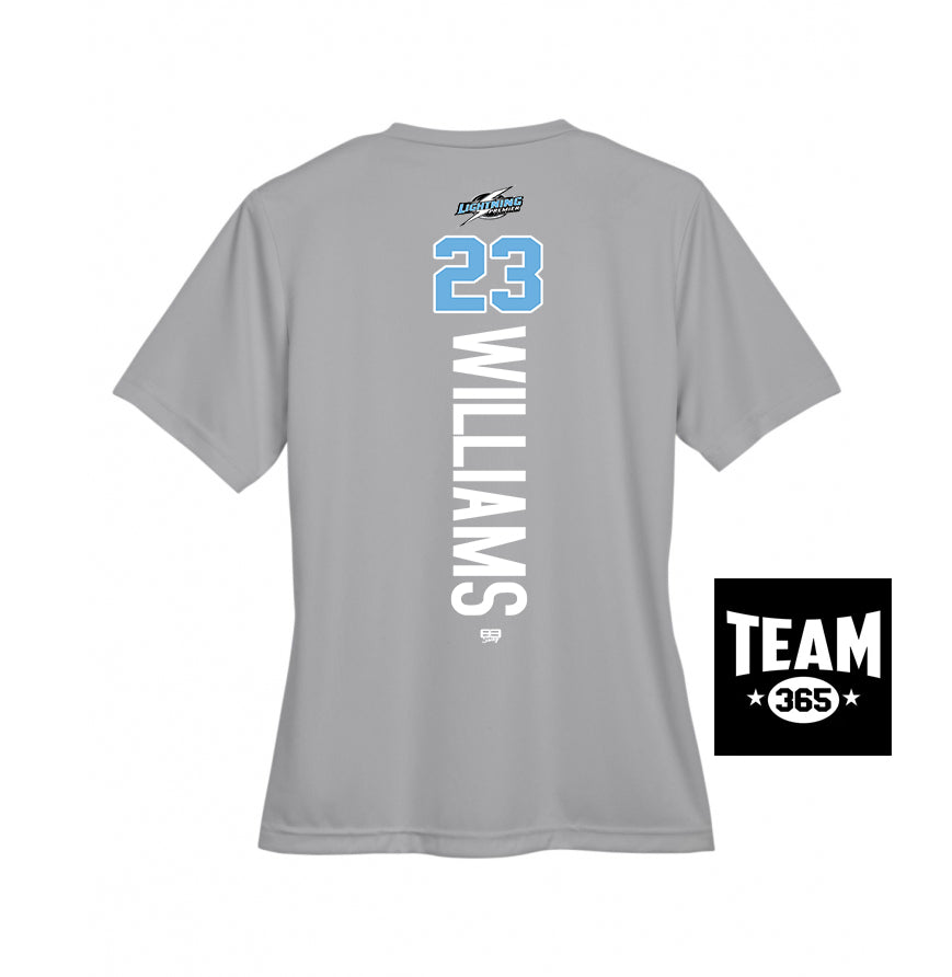 Team 365 TT11W Women's Zone Performance T-Shirt - Lightning Premier Softball
