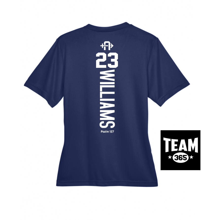 Team 365 TT11W Women's Zone Performance T-Shirt - Arrows Baseball