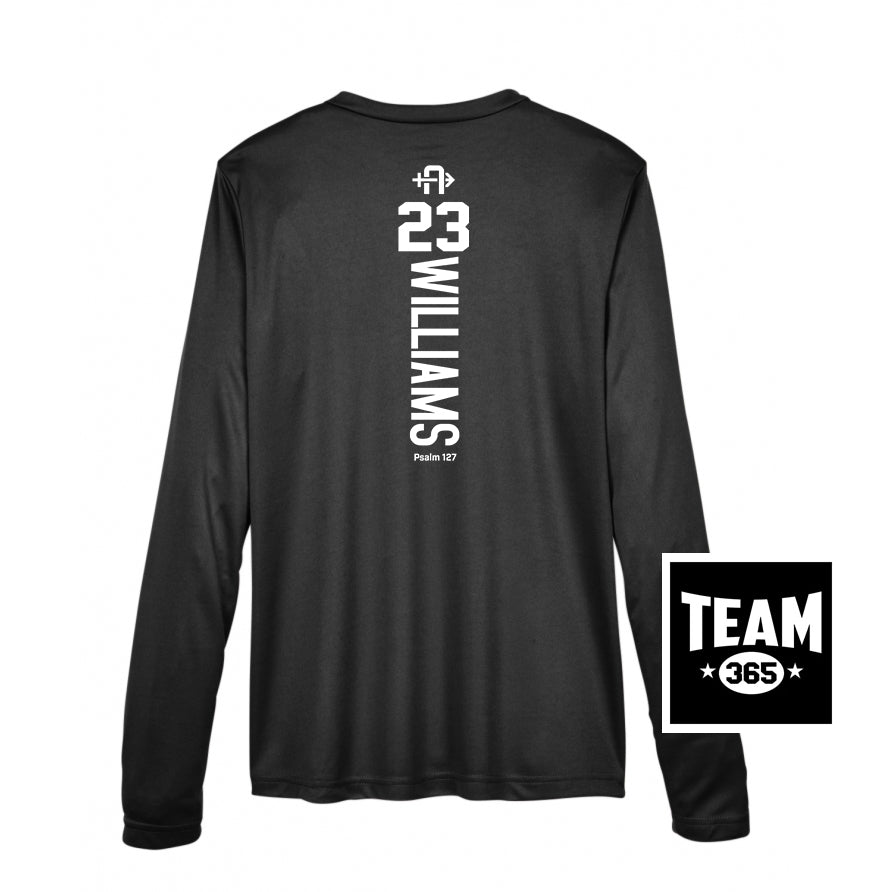 Team 365 TT11WL Women's Zone Performance Long-Sleeve T-Shirt - Arrows Baseball