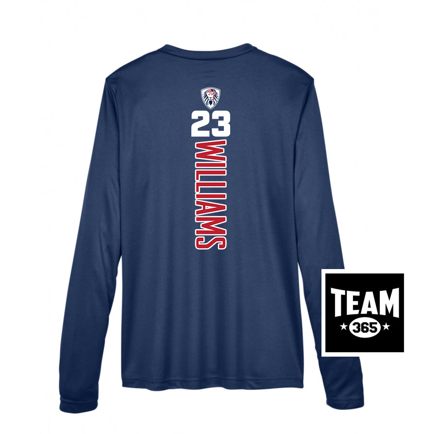 Team 365 TT11WL Women's Zone Performance Long-Sleeve T-Shirt - Orlando Lions Baseball