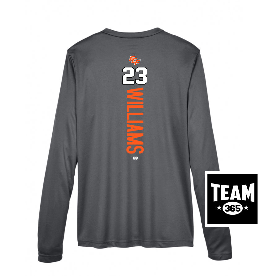 Team 365 TT11WL Women's Zone Performance Long-Sleeve T-Shirt - FCF Flight Baseball