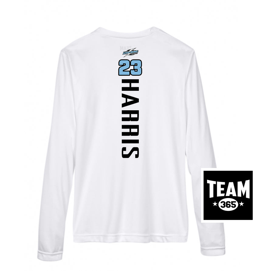 Team 365 TT11WL Women's Zone Performance Long-Sleeve T-Shirt - Lightning Premier Softball