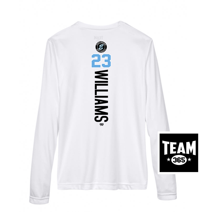 Team 365 TT11WL Women's Zone Performance Long-Sleeve T-Shirt - Explosion Softball