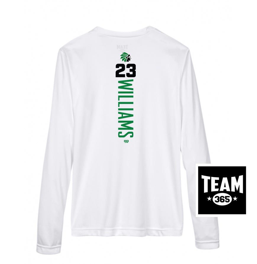 Team 365 TT11WL Women's Zone Performance Long-Sleeve T-Shirt - Hopatcong Warriors Football