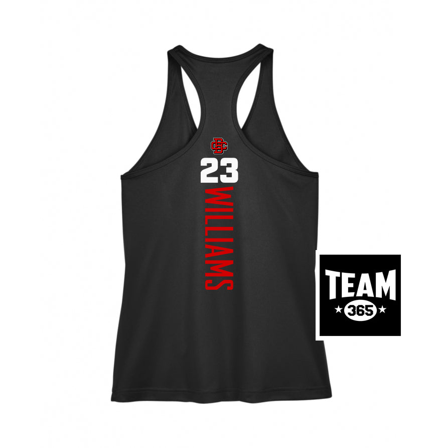 Team 365 TT11WRC Women's Zone Performance Racerback Tank - Creeks Baseball Club - CBC