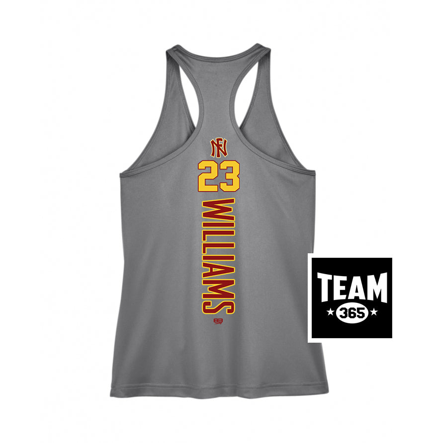 Team 365 TT11WRC Women's Zone Performance Racerback Tank - North Florida Tribe