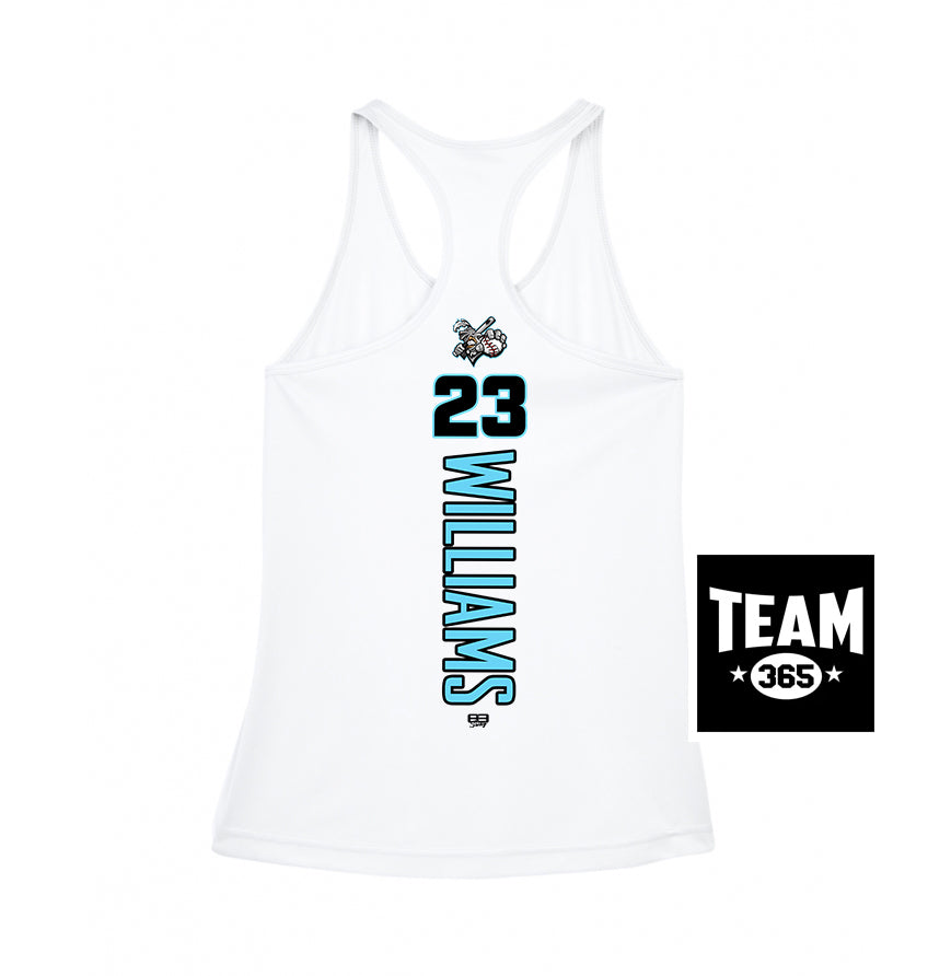Team 365 TT11WRC Women's Zone Performance Racerback Tank - Knights Baseball
