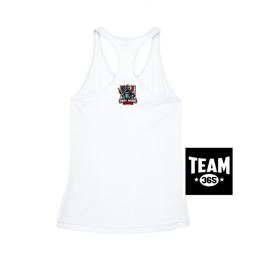 Team 365 TT11WRC Women's Zone Performance Racerback Tank - Swat Medic Cards